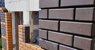 Фасады домов из кирпича в соколе: качественная кладка от 1159 рублей