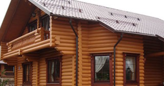 Строительство дома из оцилиндрованного бревна в соколе - от 136955 рублей